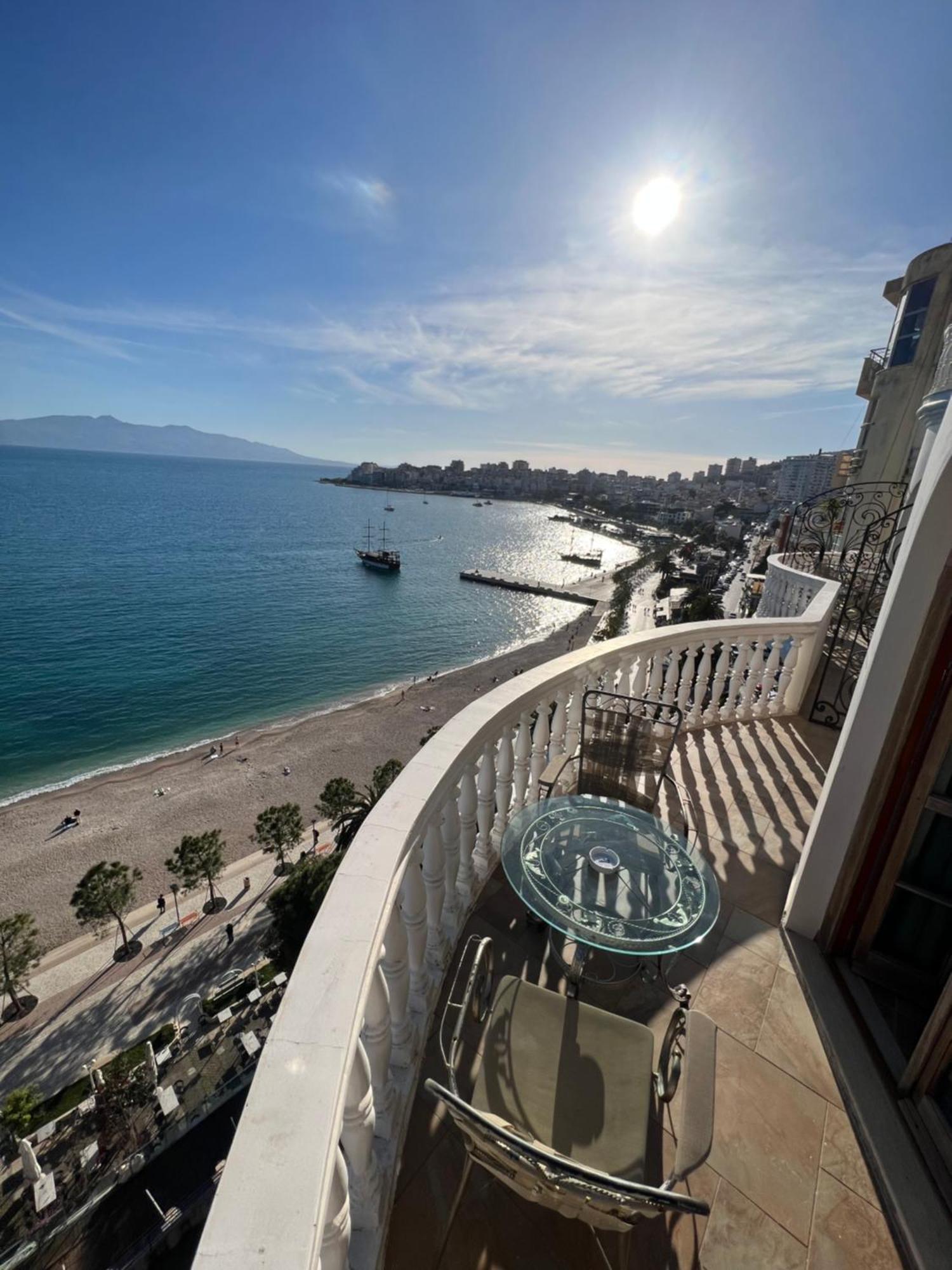 Monte Cristo Hotel With Rooftop Pool Sarande Ngoại thất bức ảnh